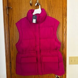 Pink Puffer Vest